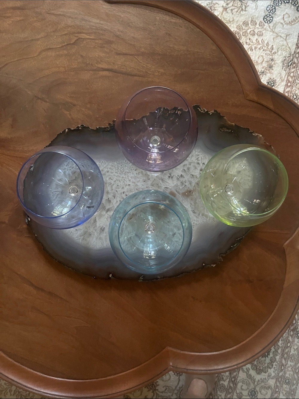 Marquis by Waterford Vintage Ombre Aromatic Balloon Wine Glasses Set of 4. - Picture 7 of 9